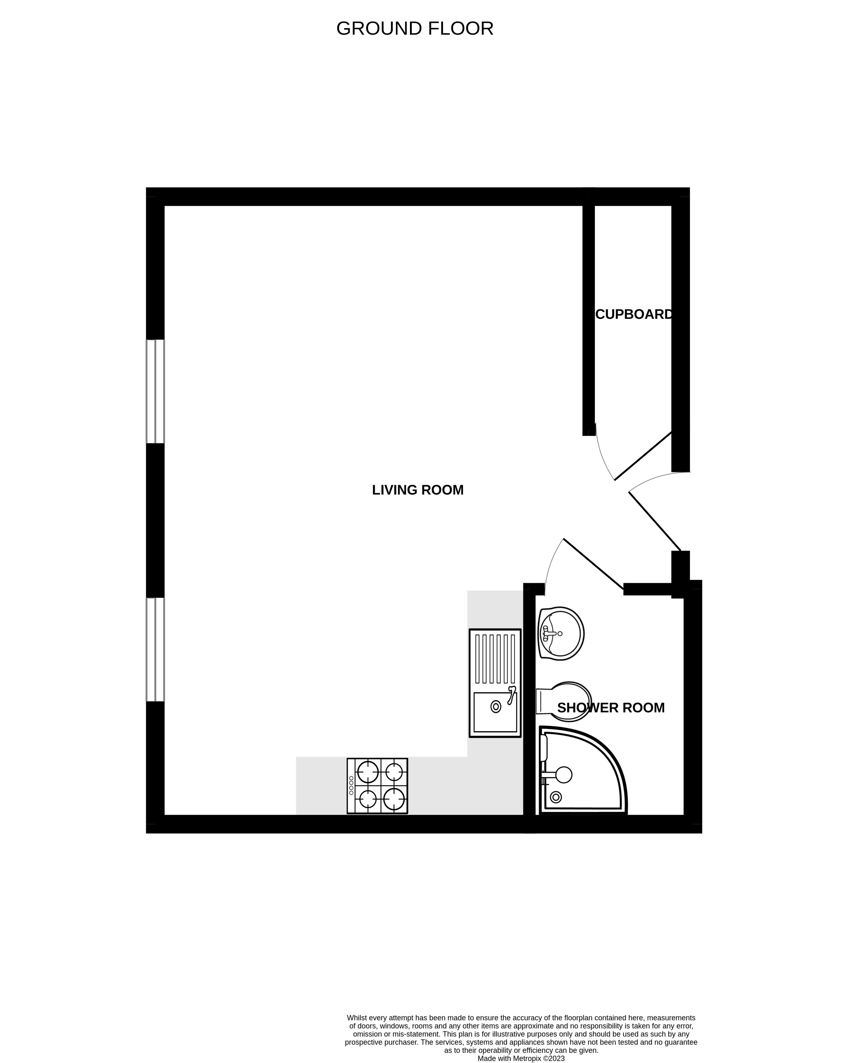 Floorplan for Corporation Street, Taunton