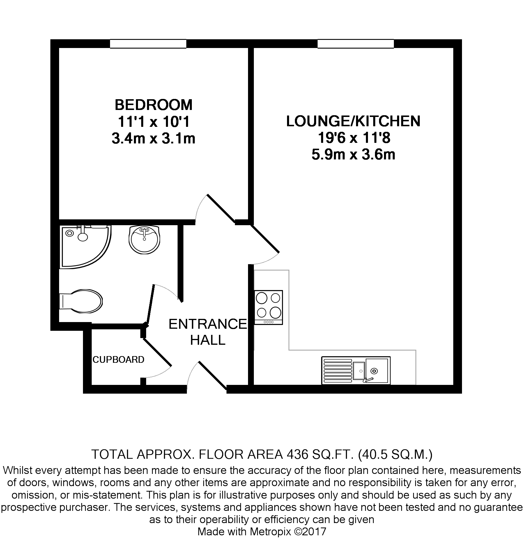 Floorplan for Kingston Road, Taunton
