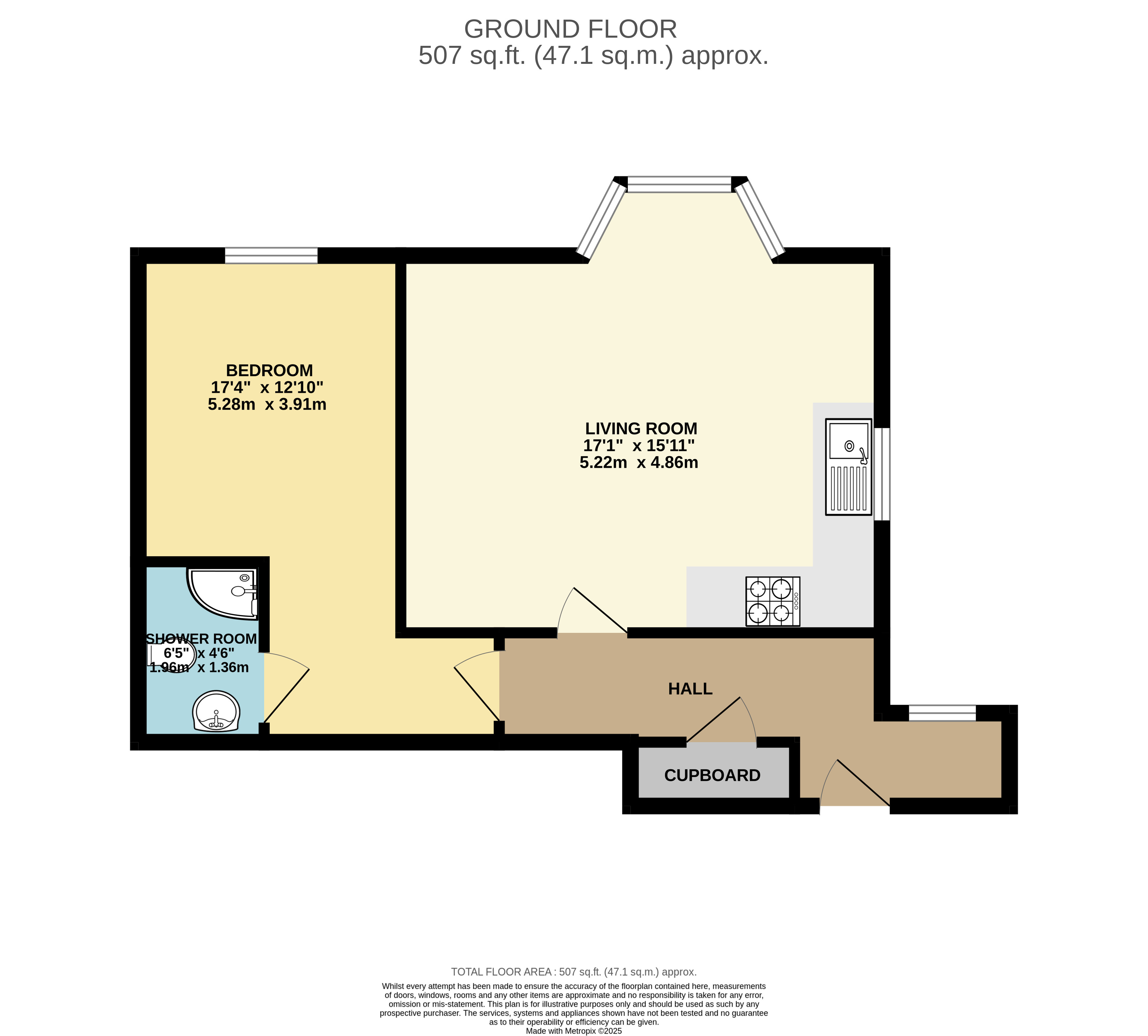 Floorplan for Weston Super Mare